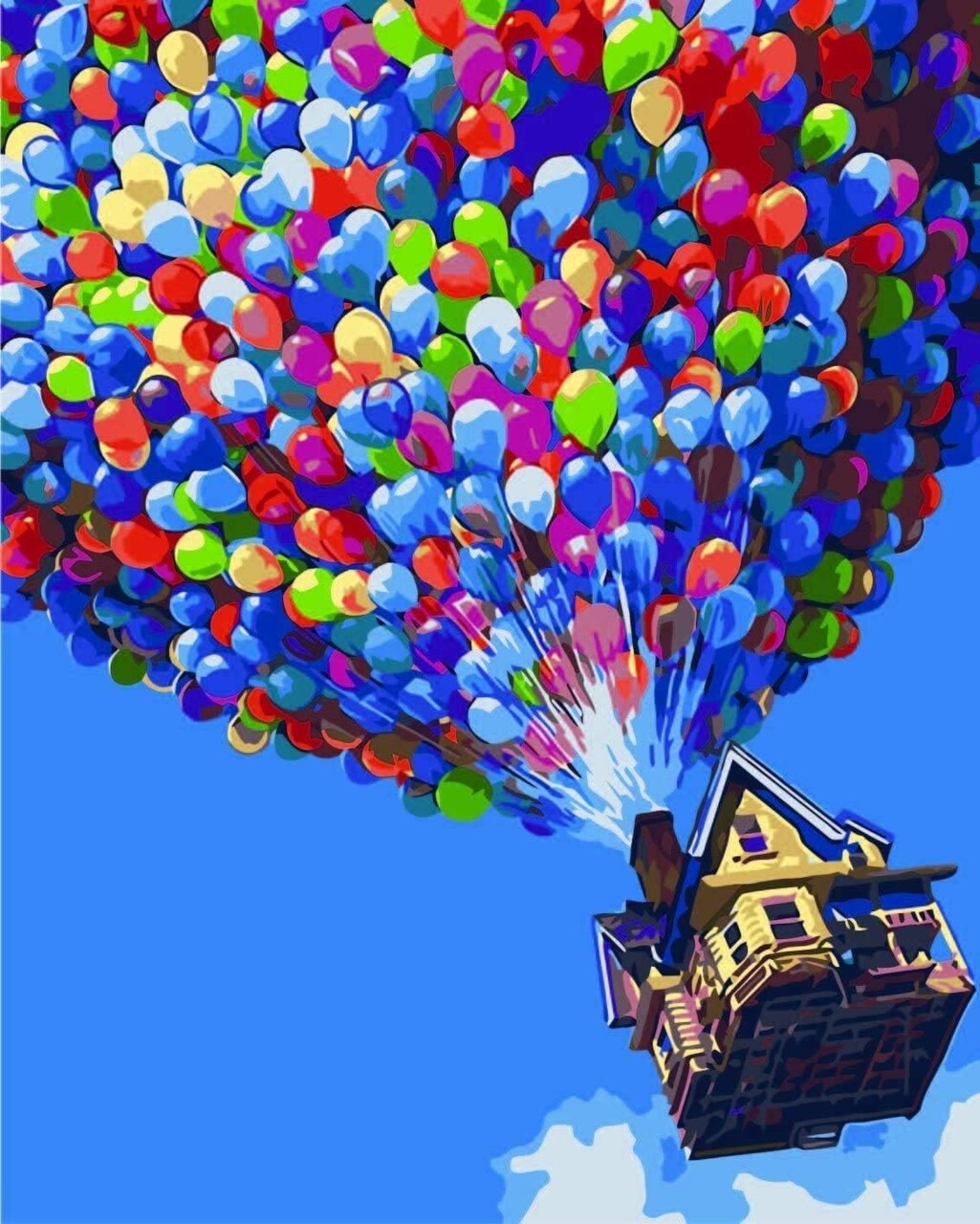 Paint by Number for Adults Kids, Paint by Number Kits on Canvas, DIY Acrylic Painting Kits for Art Crafts, Colorful Balloon 16x20inch Without Frame